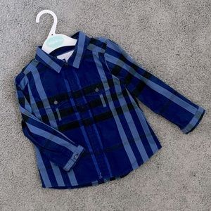 Boys Burberry Long Sleeve button down 18M